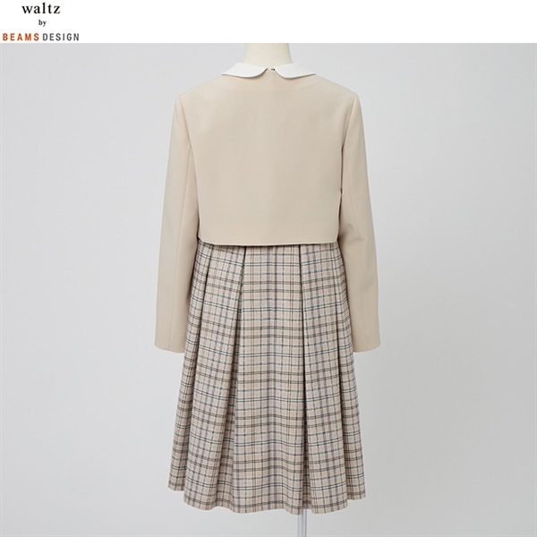 waltz by BEAMS DESIGN ベージュボレロアンサンブル キッズ 女の子