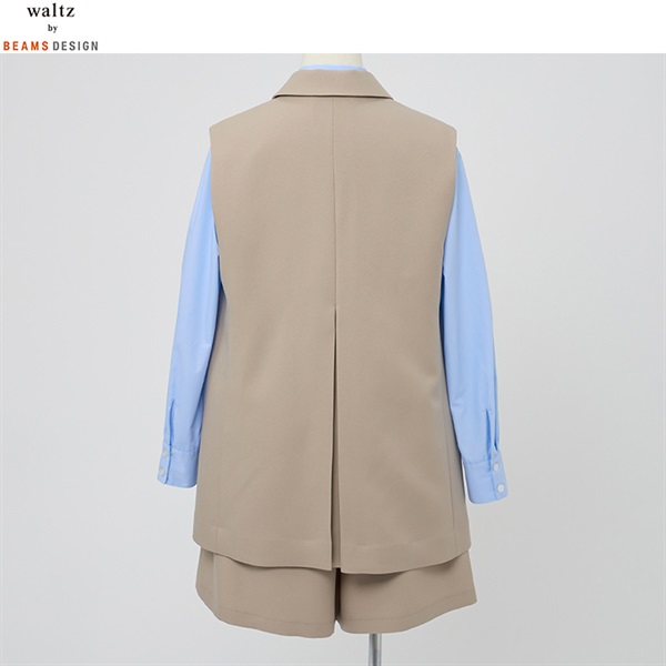 waltz by BEAMS DESIGN ベージュベストスーツ キッズ 女の子 ビームス