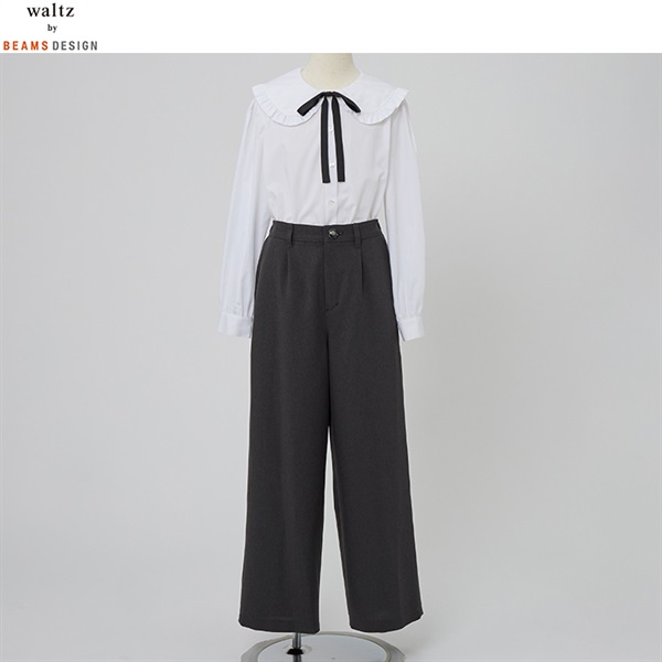 美品　165 walts by BEAMS DESIGN パンツスーツ　女の子 waltz by BEAMS DESIGN チャコールパンツスーツ キッズ 女の子
