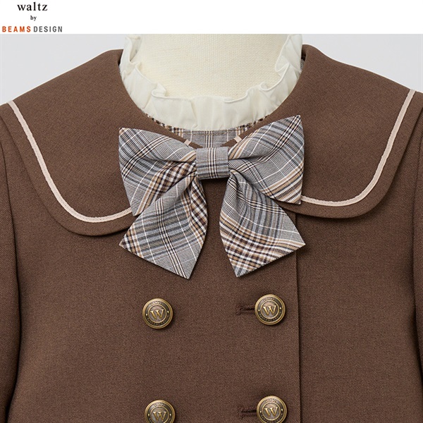 waltz by BEAMS DESIGN ブラウンセーラーアンサンブル キッズ 女の子