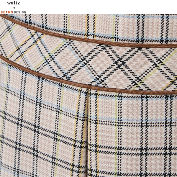 waltz by BEAMS DESIGN ベージュチェックアンサンブル キッズ 女の子