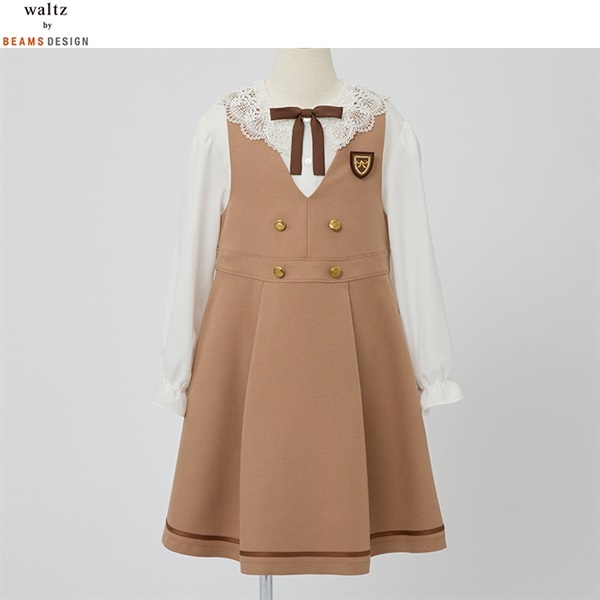waltz by BEAMS DESIGN モカブラウンジャンスカコンポ キッズ 女の子