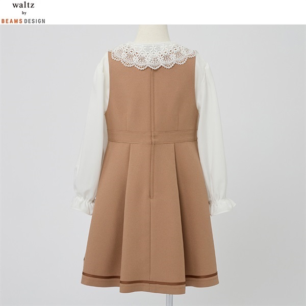 waltz by BEAMS DESIGN モカブラウンジャンスカコンポ キッズ 女の子