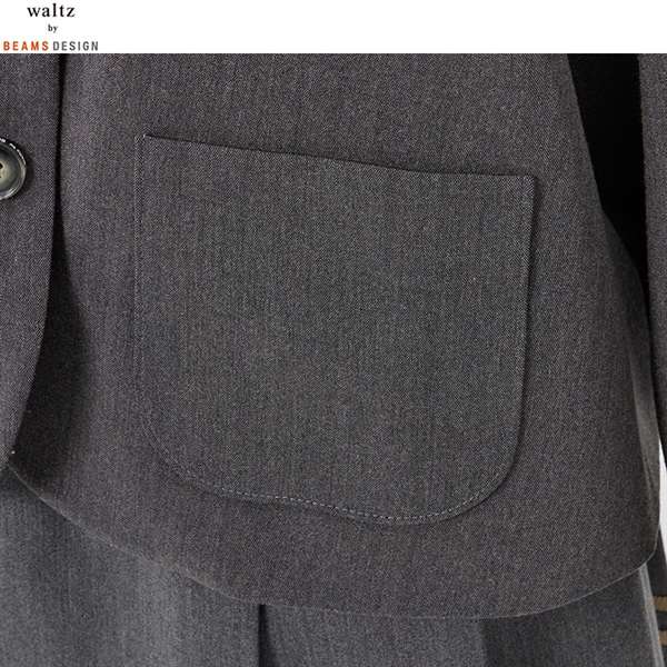 waltz by BEAMS DESIGN グレーセットアップスーツ キッズ 女の子