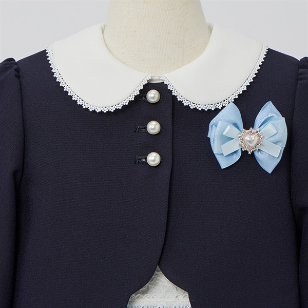 sa・ku・ra クリスタルプリーツアンサンブル キッズ 女の子 フォーマル