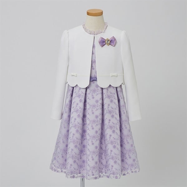 sa・ku・ra ラベンダーレースアンサンブル キッズ 女の子 フォーマル