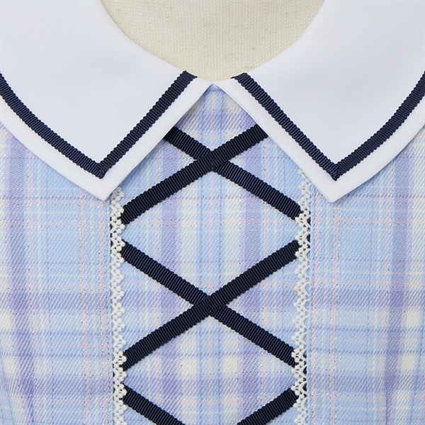 sa・ku・ra チェックレイヤードワンピース キッズ 女の子 フォーマル