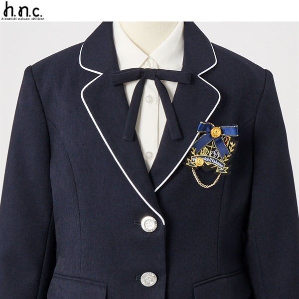 hiromichi nakano children ネイビージャケットパンツスーツ キッズ