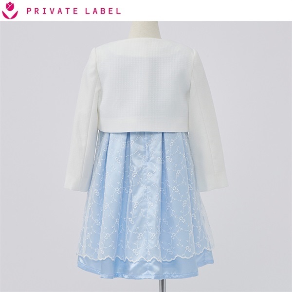 PRIVATE LABEL ビジュー付ボレロスーツ キッズ 女の子 フォーマル