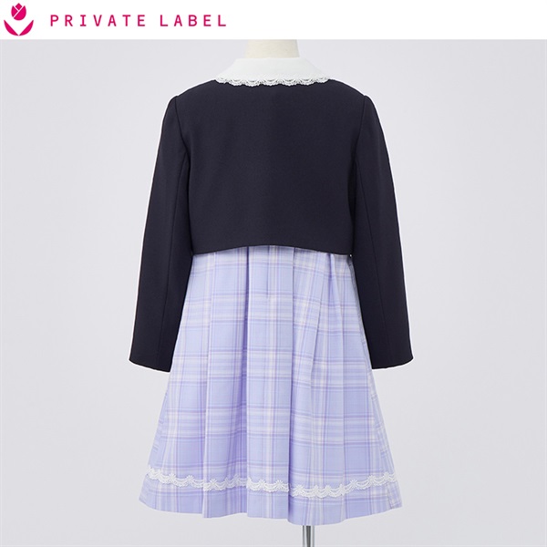 PRIVATE LABEL ボレロジャケット三点スーツ キッズ 女の子 フォーマル