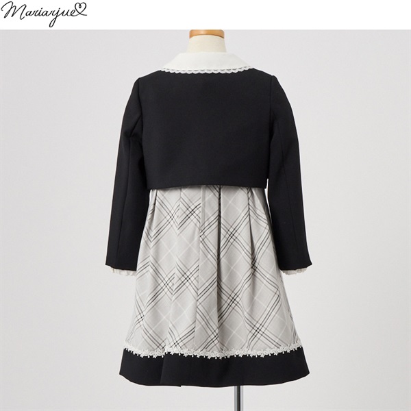 Mariarjue ボレロブラウス付きアンサンブル キッズ 女の子 フォーマル