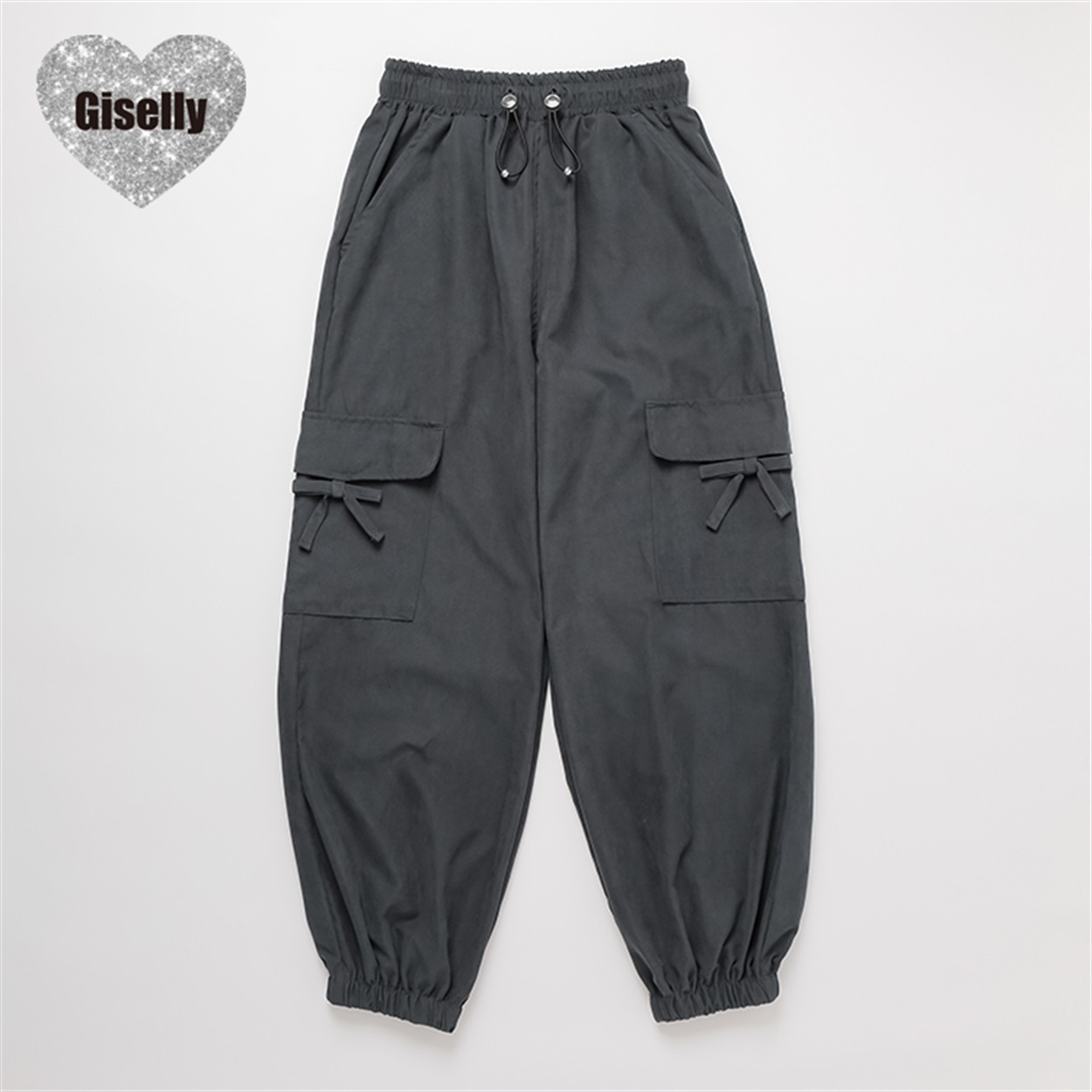 Giselly(ジゼリー) サテンカーゴパンツ 女の子 キッズ130cm-160cm
