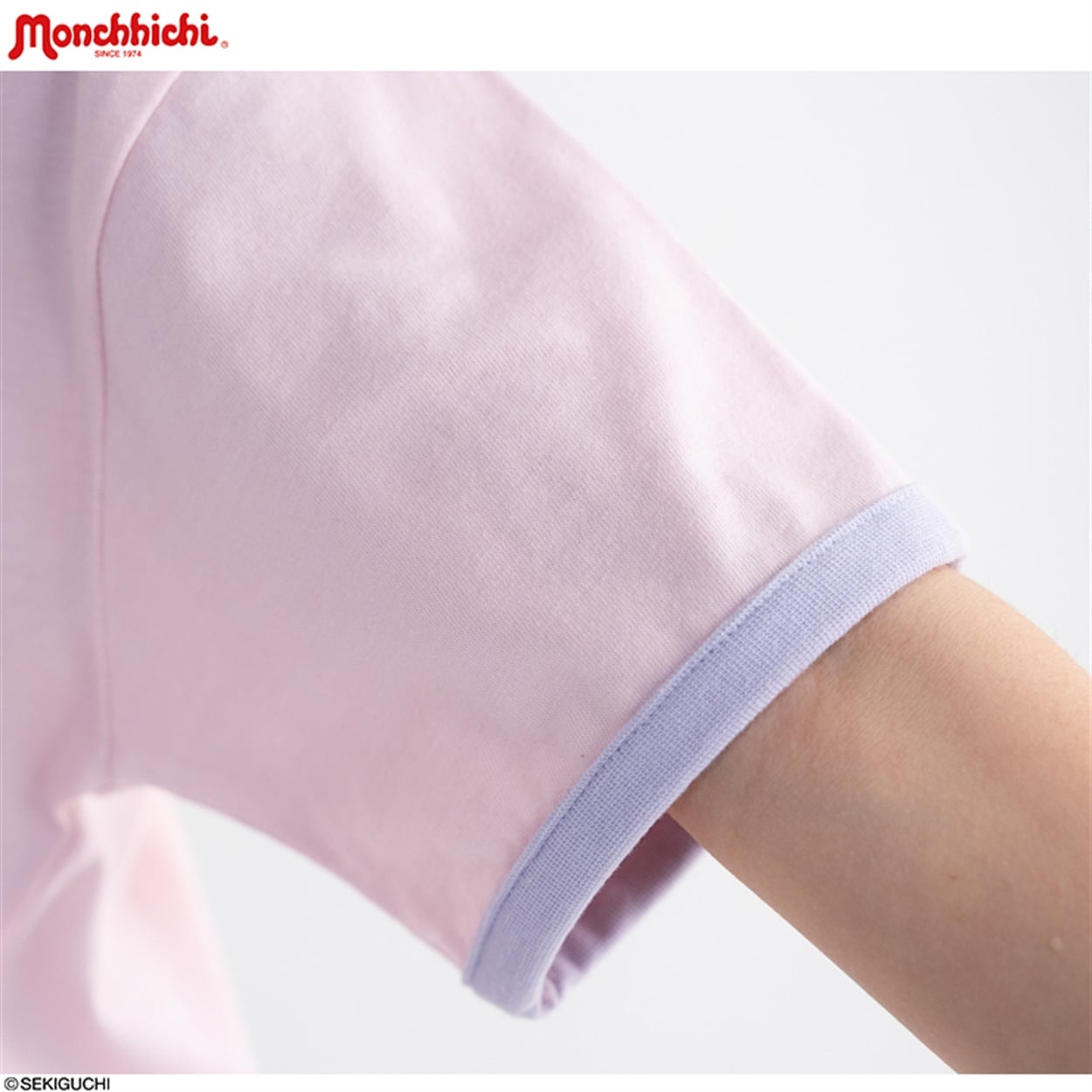 PIAMON モンチッチ×チムたん リンガーTシャツ 女の子 キッズ 130cm