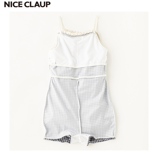NICE CLAUP(ナイスクラップ) パフ袖ワンピース水着 女の子