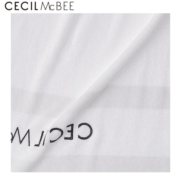 CECIL McBEE(セシルマクビー) 無地刺繍ラップタオル 80cm 女の子