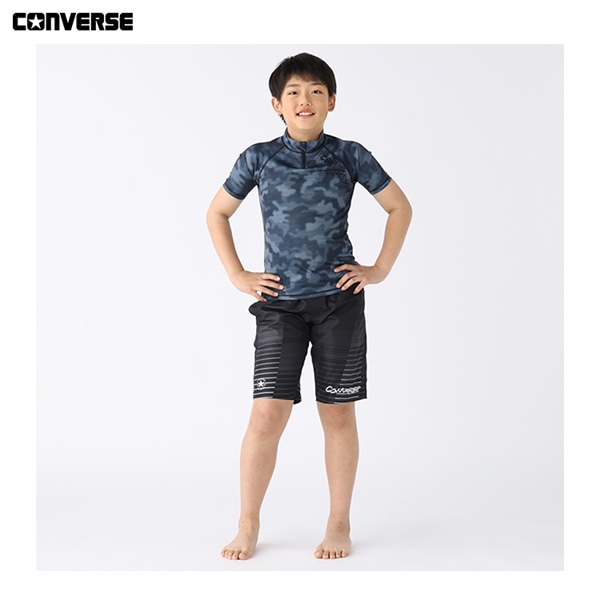 CONVERSE(コンバース) 半袖ドライT ラッシュガード 男の子