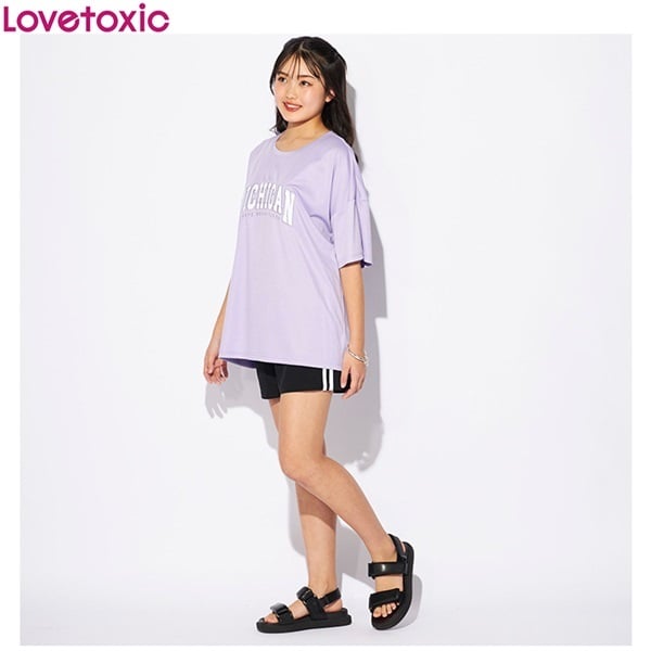 Lovetoxic(ラブトキシック) カレッジロゴラッシュTシャツ
