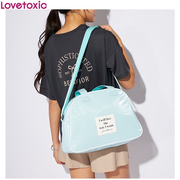 ビーチデザイン ショッピングバッグ Lovetoxic(ラブトキシック) ビーチトートバッグ 女の子 キッズ