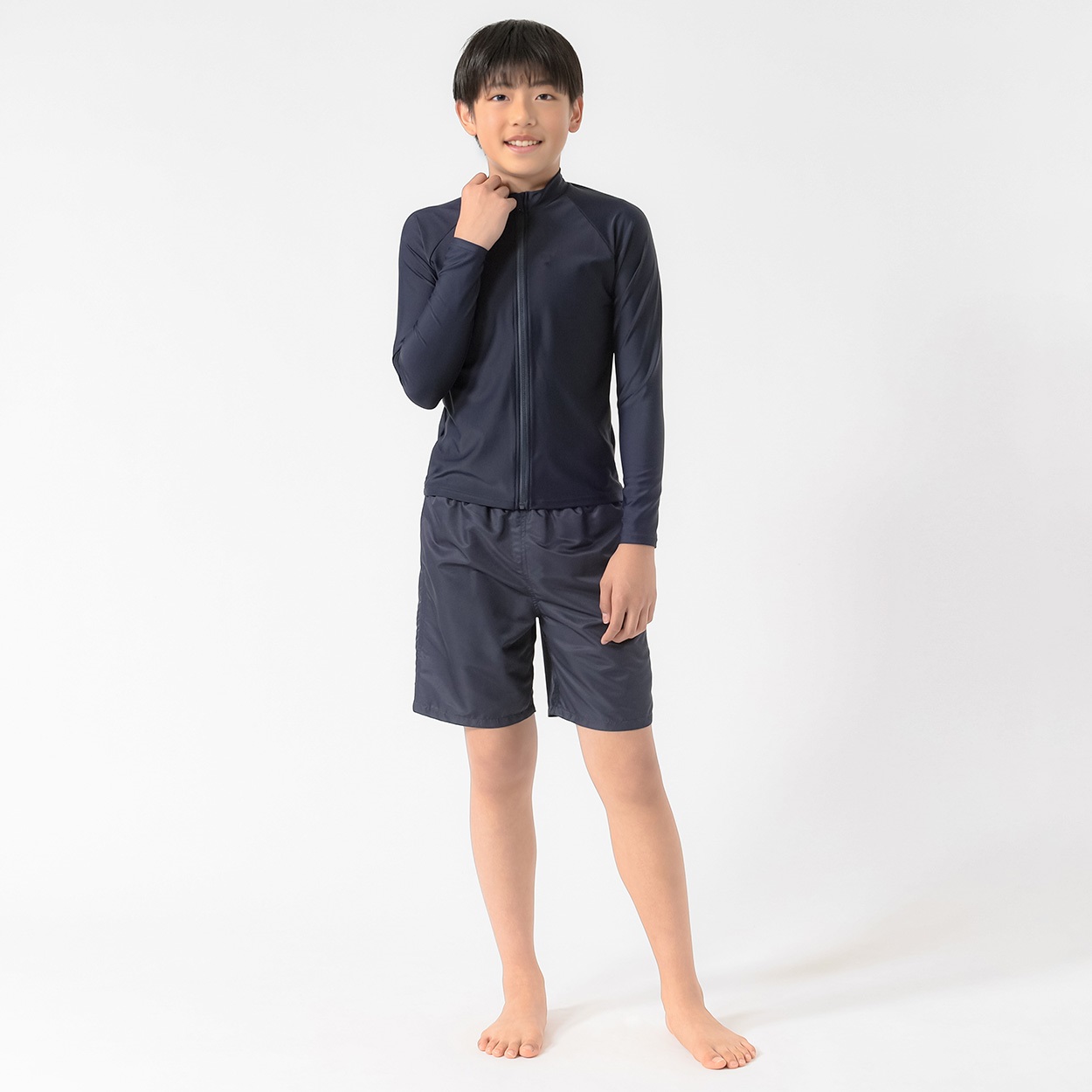 男女共用スクール水着サーフパンツ ユニセックス 男の子 女の子 キッズ