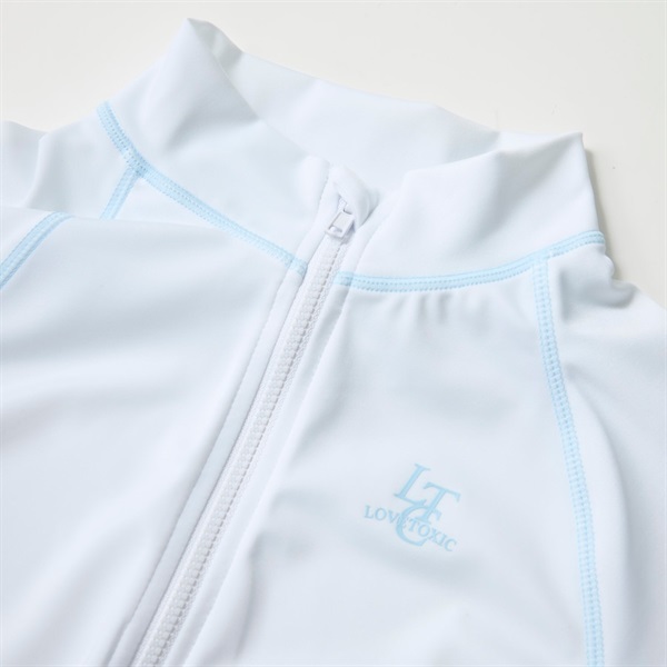 Lovetoxic(ラブトキシック) 長袖フルジップラッシュ 女の子 キッズ