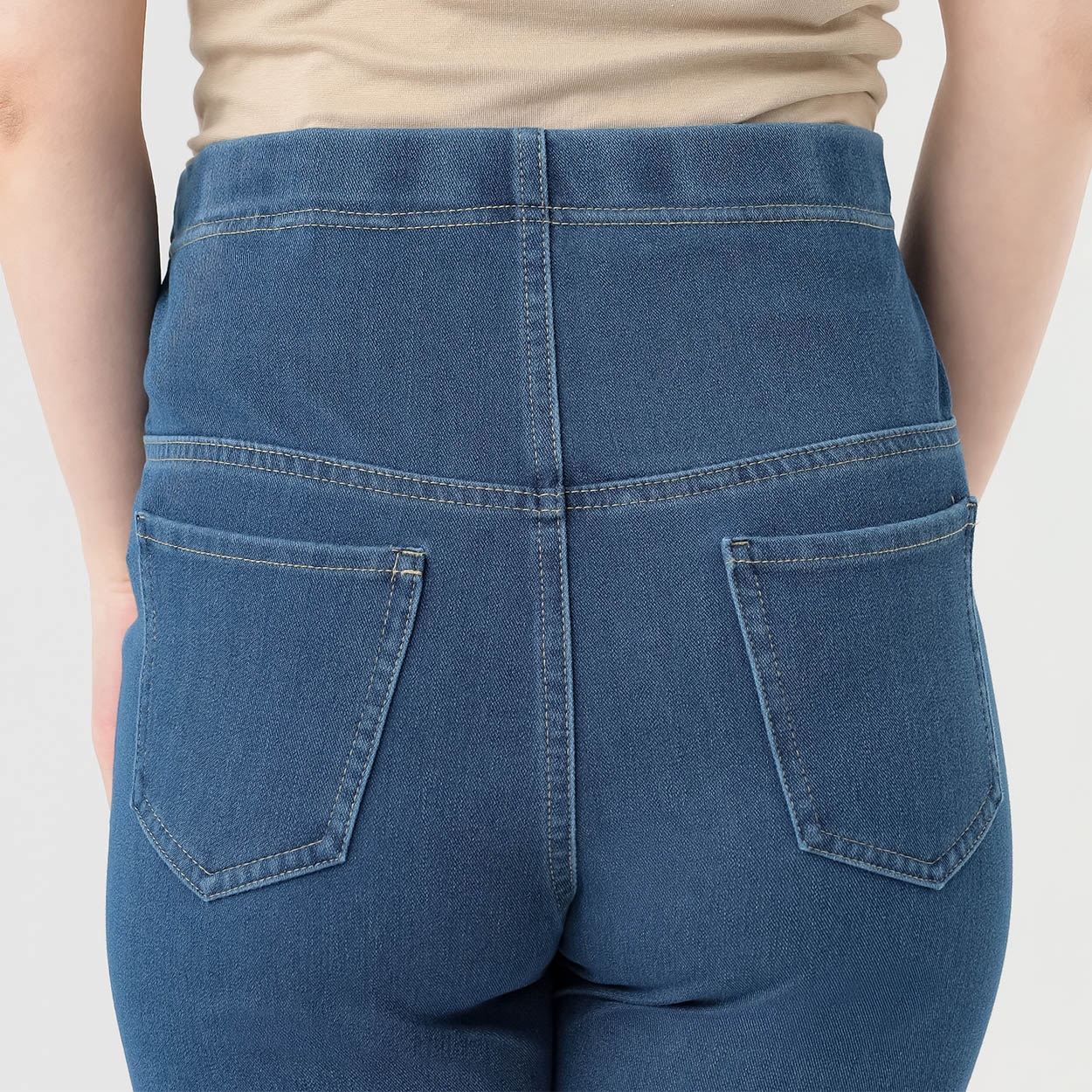 ジャージーデニム スキニーパンツ 産前～産後 マタニティ | イオン
