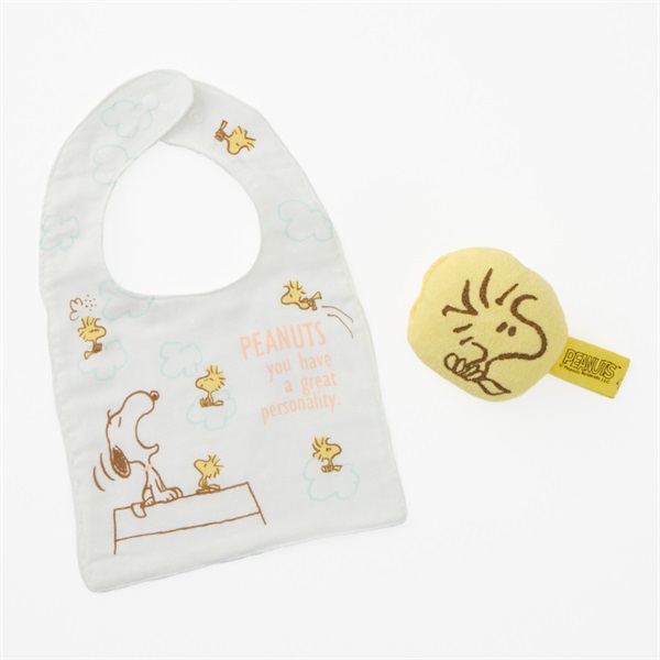 ★129★ハンドメイド スタイ スヌーピー SNOOPY スヌーピー スタイ 2枚組 PEANUTS ベビー よだれかけ