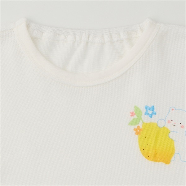 はらぺこあおむし ボーダー柄 刺繍 半袖カバーオール ベビー服