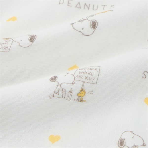 PEANUTS スヌーピー モスリンガーゼ スリーパー 新生児 ベビー
