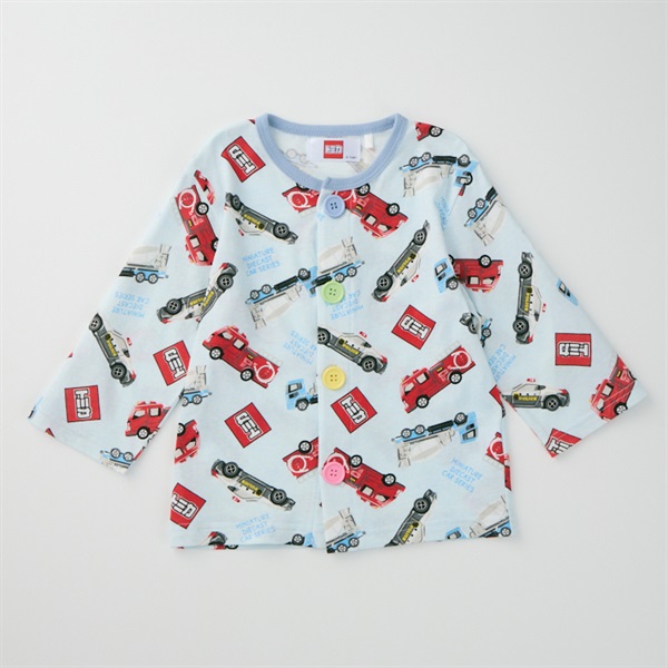 トミカ ロールアップ 前開き パジャマ 腹巻付 ベビー | イオンスタイル