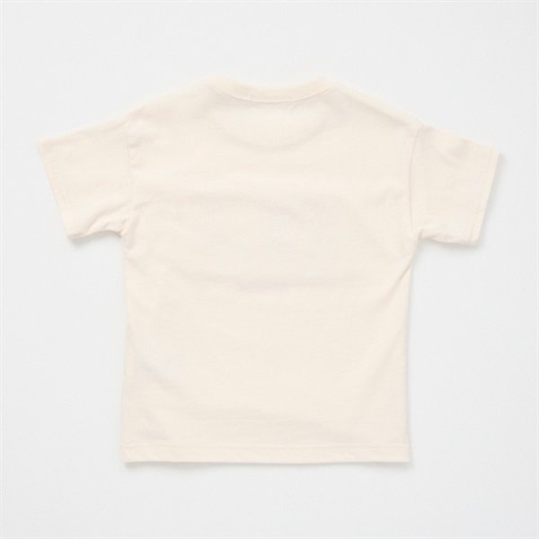 袖ラインサガラ刺繍 メガネうさぎ ポケット付き 半袖Tシャツ めがねうさぎ コマ柄 さがら刺しゅう 天竺 半袖Tシャツ ベビー服
