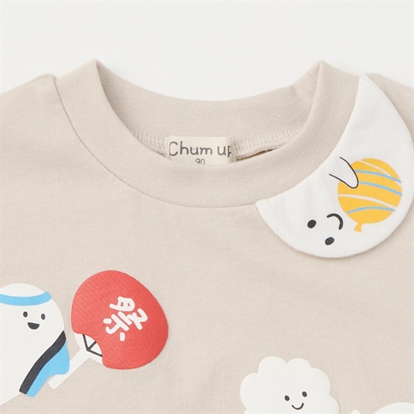 【未開封】BABYL 夏祭り Tシャツ L Chum up 天竺 おばけ達の夏祭り 半袖Tシャツ ベビー服 | イオン