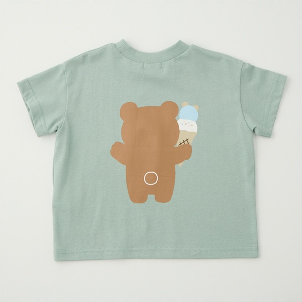 【CPGN】Teddy Cake 半袖T 2色 Teddy ブルー（青）系 CPGN STUDIO_COMPAGNO(コンパーニョ