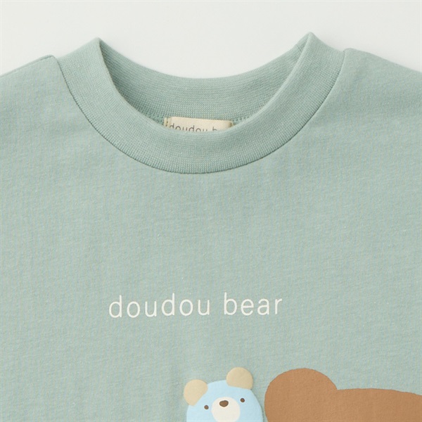【CPGN】Teddy Cake 半袖T 2色 Teddy ブルー（青）系 CPGN STUDIO_COMPAGNO(コンパーニョ