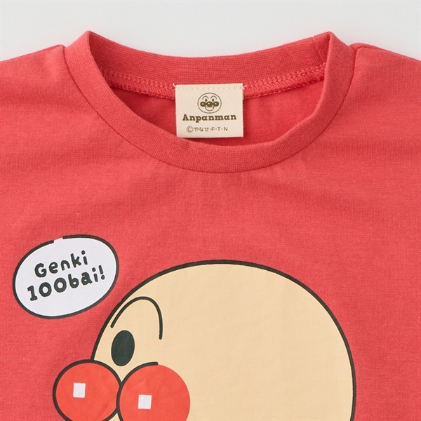 アンパンマン 横向き顔柄 天竺 半袖Tシャツ ベビー服 | イオン