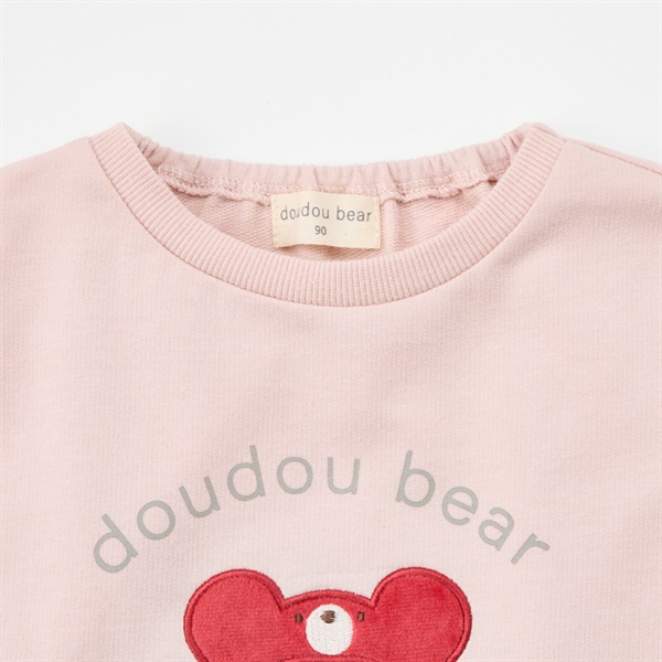 doudou bear インレイ裾フェイクトレーナー ベビー | イオンスタイル