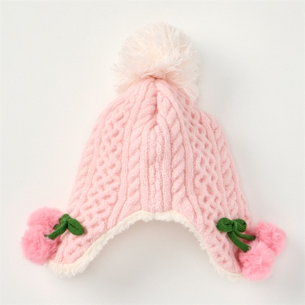 【限定カラー】アミパリス　ニット帽　ベビーピンク アミパリス ニット帽 ベビーピンク - メルカリ