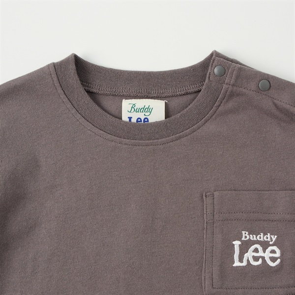 Buddy Lee 胸ポケット刺繍 バックプリント 天竺 半袖Tシャツ ベビー 
