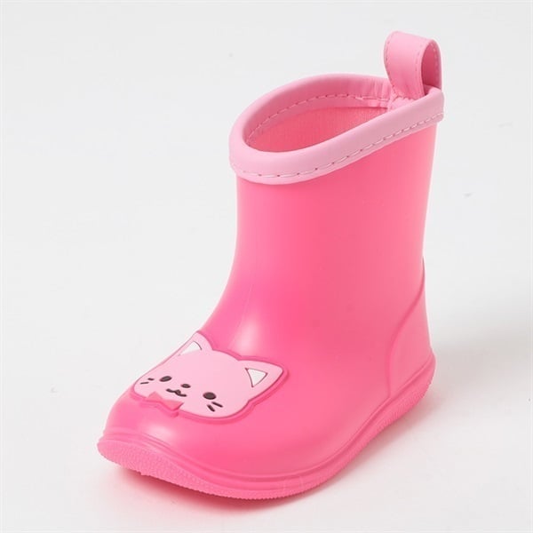 ピンクの猫 GIVENCHY ジバンシー・エンボス加工レインブーツ GIVENCHY