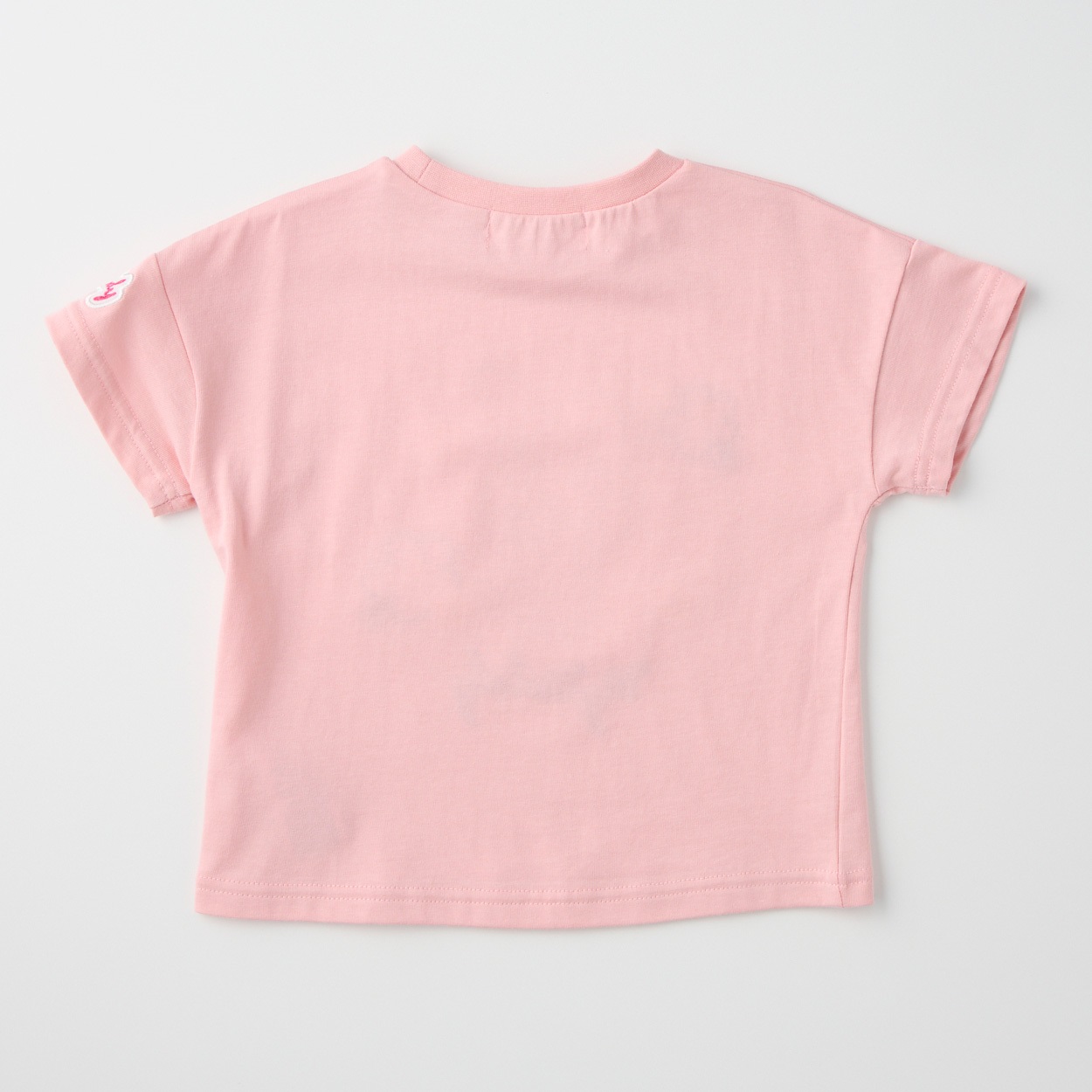 サンリオキャラクター プリント 花刺しゅう 天竺 半袖Tシャツ 吸水速乾