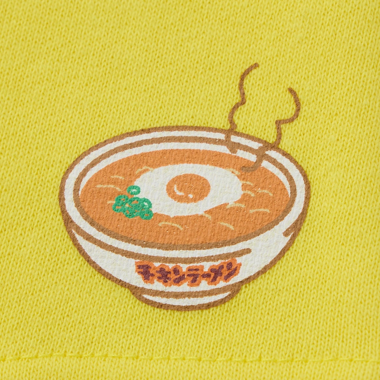 チキンラーメン ひよこちゃん 裏毛 おしりまちパンツ 7分丈 ベビー