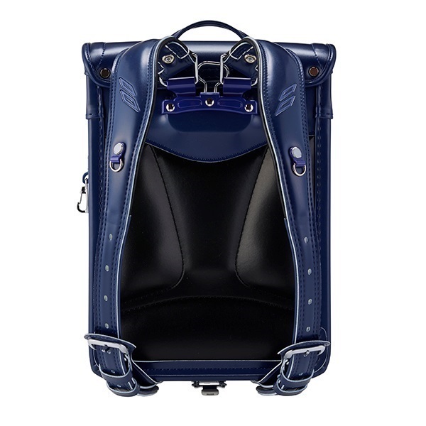 purelast × オンワード　AEON  ネイビー　M  新品未使用タグ付き オールEーレザー／シャイニングレッドパイソン＆シャイニング