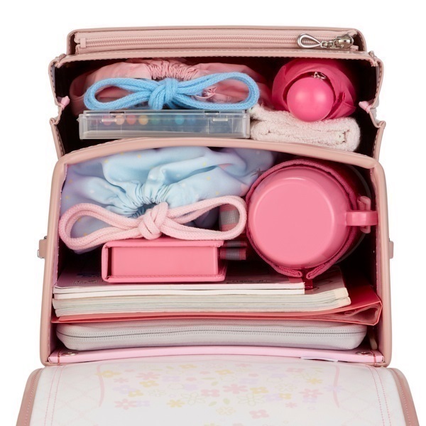 新品未使用　スケポン pink lilac 12-18m かるすぽ みらいポケット フローラルバスケット ランドセル