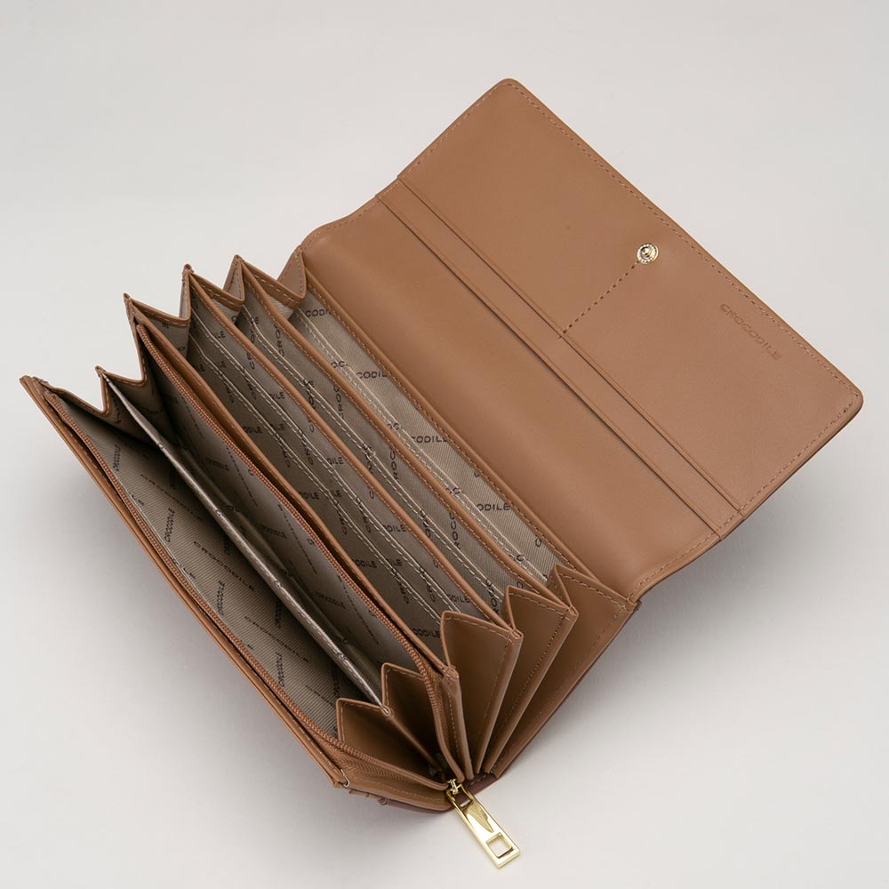 【美品】GENUINE CROCODILE SKIN クロコダイル　長財布 GENUINE CROCODILE マットクロコ ラウンドファスナー長財布 MR
