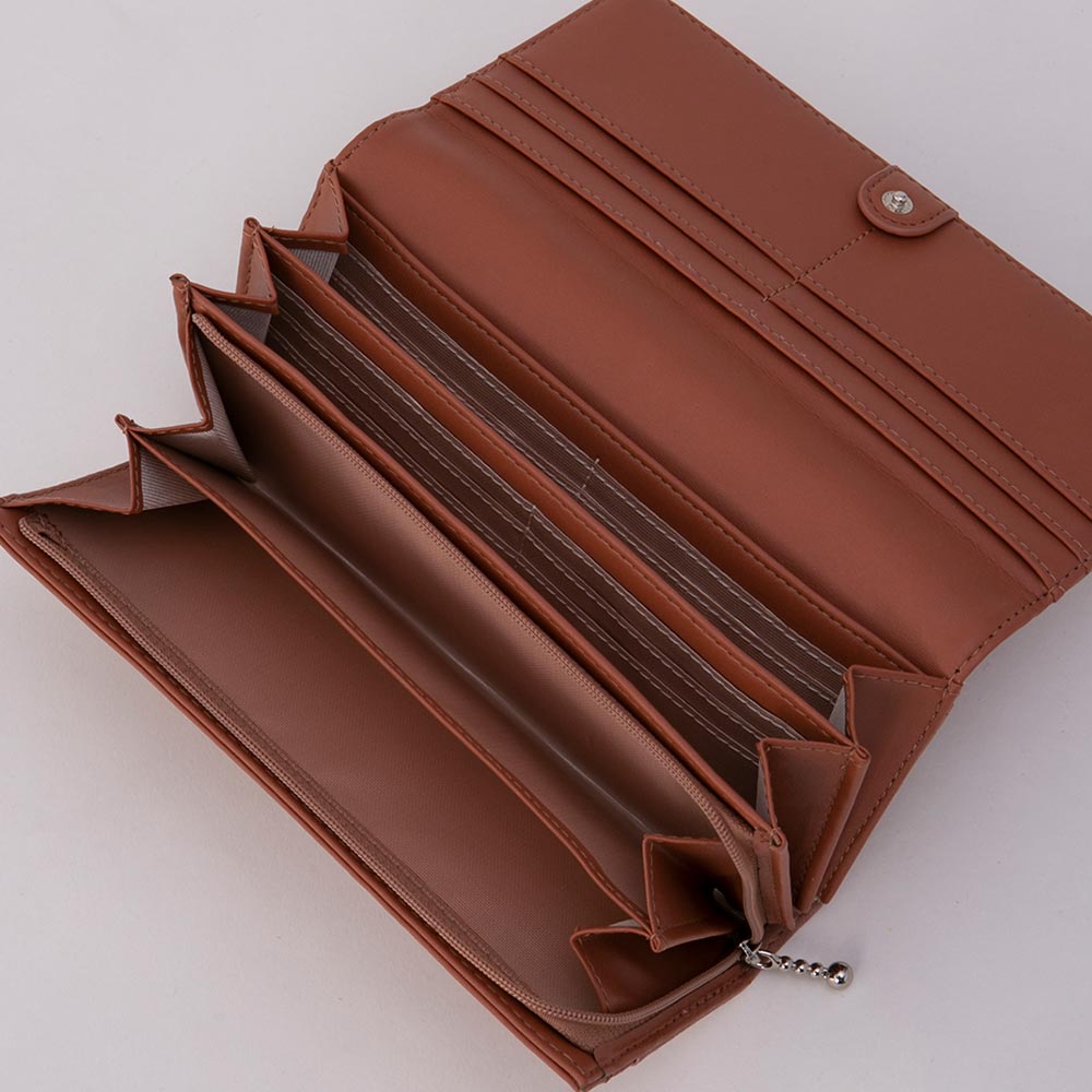 hiromichi nakano(ヒロミチナカノ) ステッチ入り 長財布 レディス