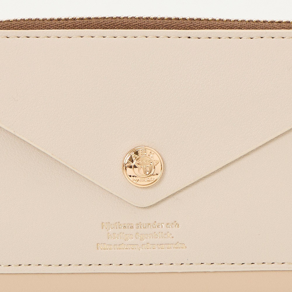 VASKA by moz(べスカモズ） レター型ラウンドファスナー束入 レディス