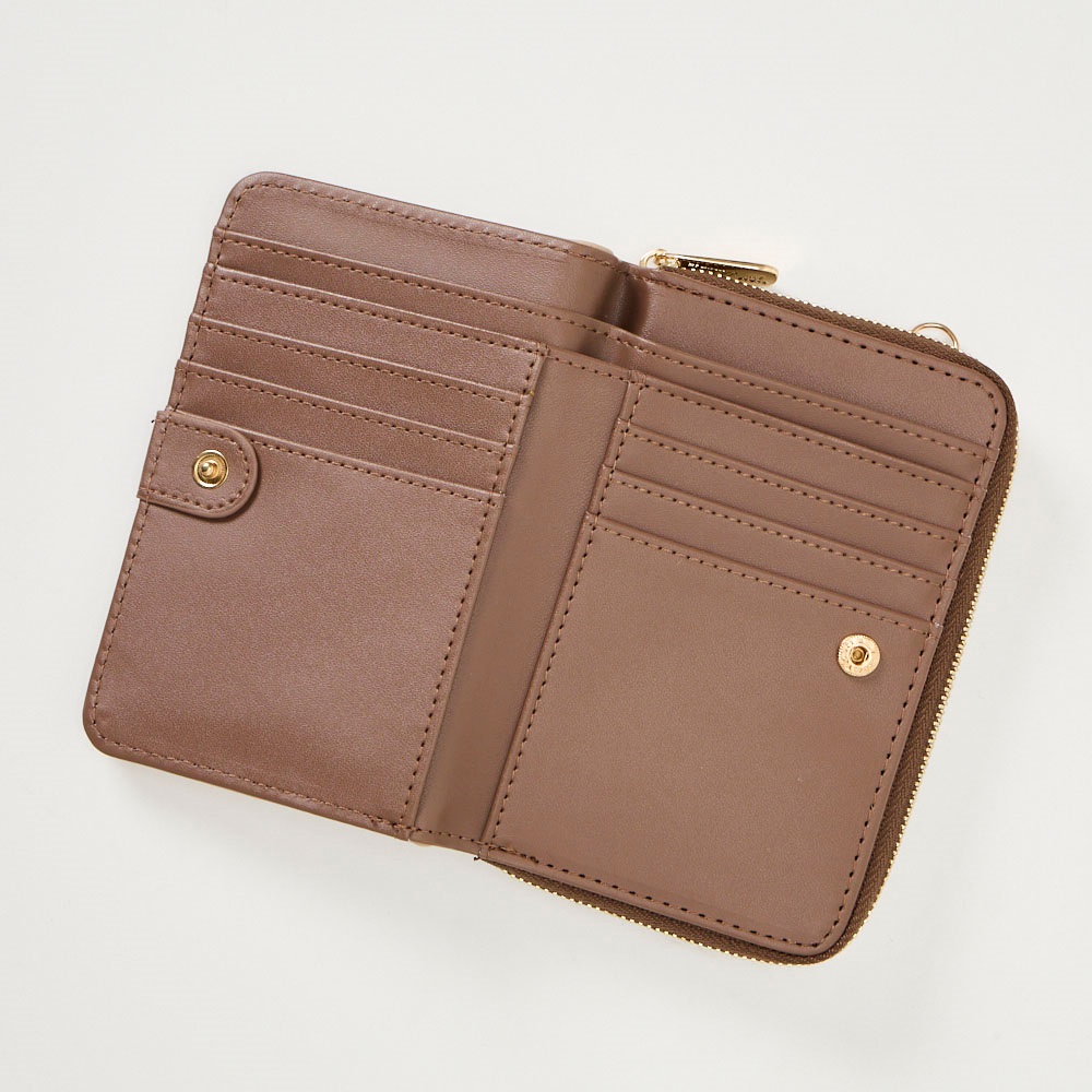 VASKA by moz(べスカモズ） レター型ラウンドファスナー札入 レディス