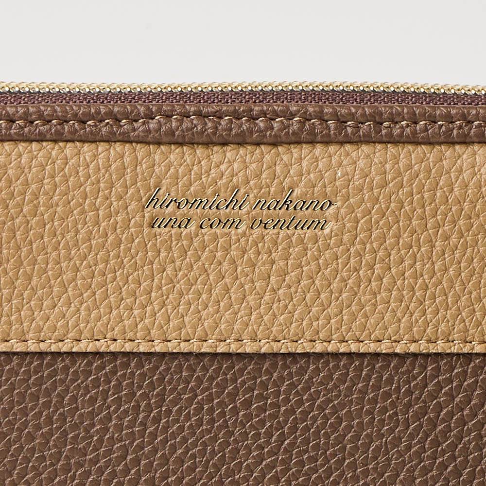 hiromichi nakano(ヒロミチナカノ) 配色カラー ラウンドファスナー長