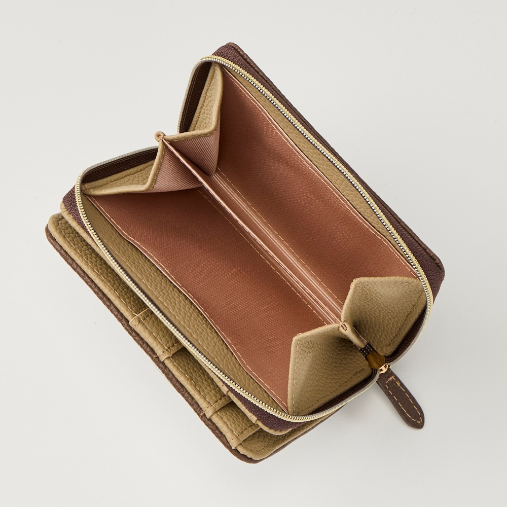 ラウンド用品・アクセサリー hiromi hiromichi nakano(ヒロミチナカノ) 配色カラー ラウンドファスナー