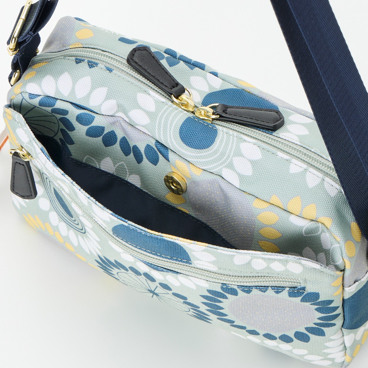 プランツショップ♡Nina フォロー割引適用価格 Nina Jobs(ニーナ・ヨブス) 撥水北欧柄横型ショルダーSサイズ