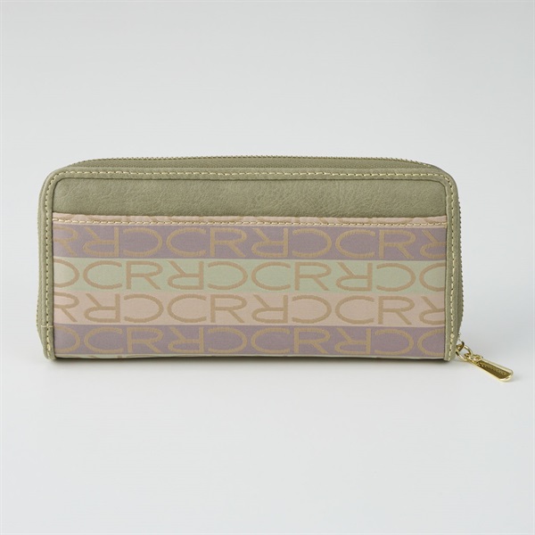 HG7397 クロコダイル 長財布 ラウンドファスナー ワニ革 パッチワーク